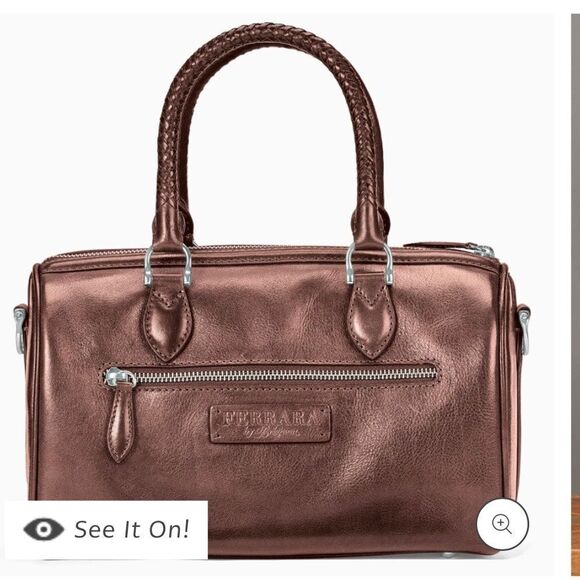 Brighton Ferrara Vereda Satchel Whisky NWT - Picture 3 of 16